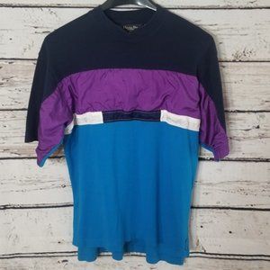 Vintage Christian Dior Monsieur Color Block Shirt
